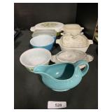 Pyrex & Corning Bakeware, Bowls, Fiesta.