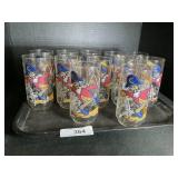 12 Vintage McDonaldï¿½s Captain Crook Glasses.