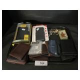 iPhone Otter Box, Leather Wallets.