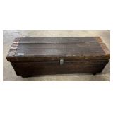 Handmade Heavy Wooden Trunk.