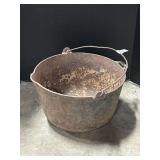 Antique Cast Iron Caldron.