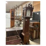 Handmade Primitive Style Grandfather Clock.