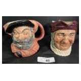 Pair Of Royal Doulton Character Jugs.