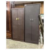 Pair Of Vintage Metal Cabinets.