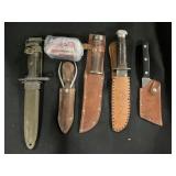 U.S. Military, Hunting Knives.