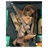 Leather Holsters & Bandolier Belts.