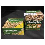 2 Boxes Remington .22 Long Rifle Ammunition.