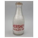 Lebanon Hershey Chocolate Glass Dairy Bottle.