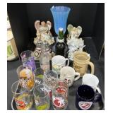 Adv Glasses & Mugs,  Coquette Decor.