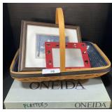 1983 Signed Kennedy Print, Oneida Platter.