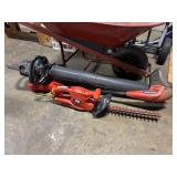 Craftsman Blower, B&D String & Hedge Trimmer.