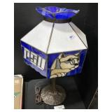 Advertising Penn State Stained Glass Table Lamp.