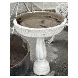 Concrete Garden Bird Bath