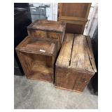 Primitive Wooden Crates.