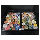 Various Vintage Button Pins.