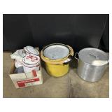 Enamelware Cookware, Large Pots.