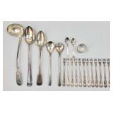 Silver Plated Serving Spoons, Shrimp Forks, Etc.