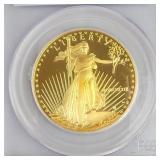 1989-W 1 Oz. PCGS Gold Eagle 50 Dollar Coin.