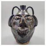 Charles Lisk Stoneware Face Jug.