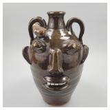 Walter Fleming Stoneware Face Jug.