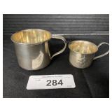 Pair of Sterling Silver Miniature Cups.