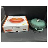 Le Creuset Enameled Cast Iron Signature Braiser.