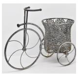 Charming Decorative Metal 3 Wheel Bike Flower