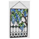 Wall Hanging Stain Glass 14" X 21"