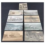 (9) 1912-1940 Arizona Black & White Postcards