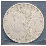 1889-P Morgan Silver Dollar - F