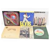 (6) Vinyl Record LP Albums: Elvis, Journey...