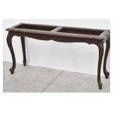 Queen Anne Style Wood Hall Table