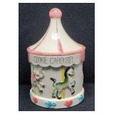 Cookie Carousel Merry Go Round Cookie Jar