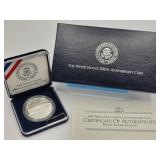 1992-W White House 200th Ann. 90% Silver Dollar