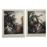 Pair of Framed Franz Seraph Hanfstaengl Prints