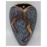 JASBA Mid-Century Art Pottery Wall Pocket Vase