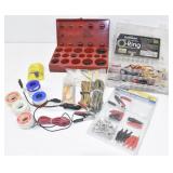 Electrical Clips, Wire, Teflon Tape, 3 O-Ring Kits