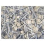 (500) Light Stone 1" Long 1/4" Hex Head Screws