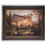 Tuscan Farmhouse Artwork by Unknown Artist