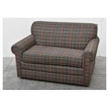 England Plaid La-Z-Boy Loveseat Sleeper Sofa