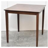 Square 36" Wood Table 36" Tall