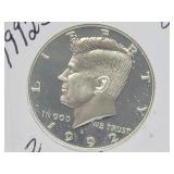 1992-S Kennedy Half Dollar - Silver Proof