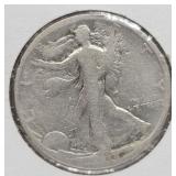 1918-S Walking Liberty 90% Silver Half Dollar