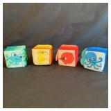 (4) Tactile Blocks for toddlers