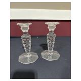 American Fostoria, tall candlesticks