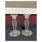 American Fostoria, tall candlesticks