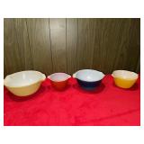 Fire king nesting bowls