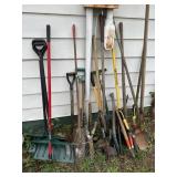 Large amount of gardening tools