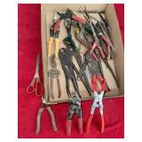 Pliers, snips, miscellaneous tools