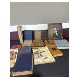 Miscellaneous antique books and paperwork